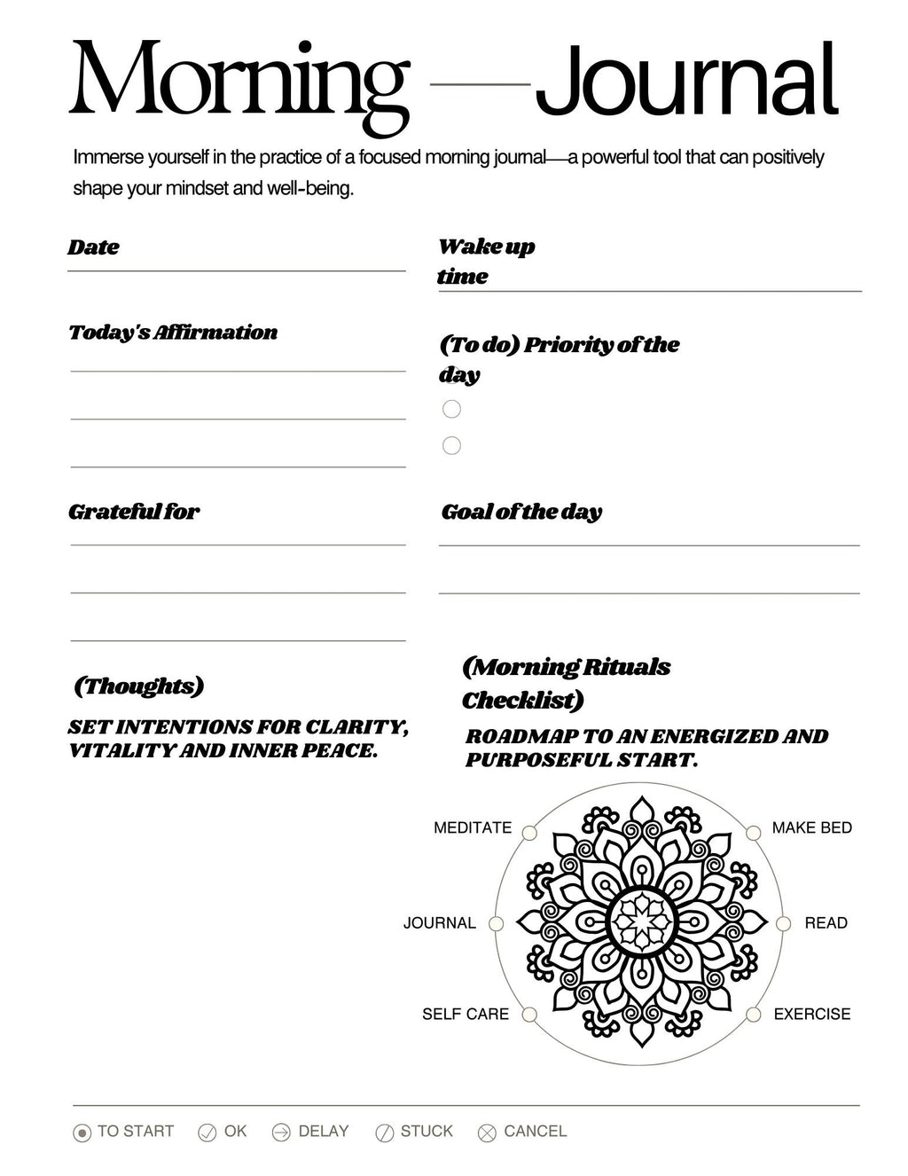 Sassy Women Your Daily Journal for Balance, and Clairty