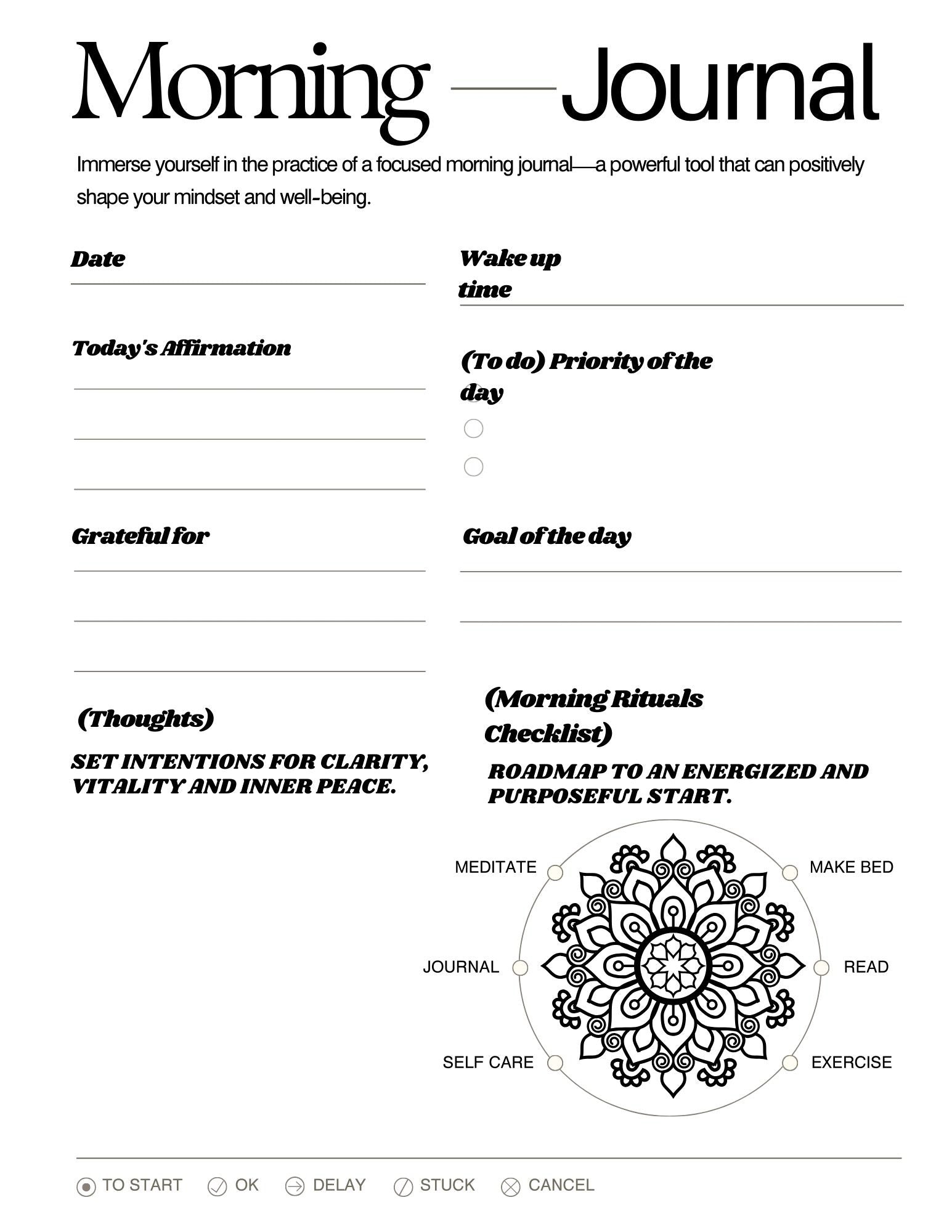 Sassy Women Your Daily Journal for Balance, and Clairty